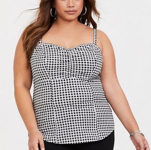 TORRID Gingham Cami Top 00